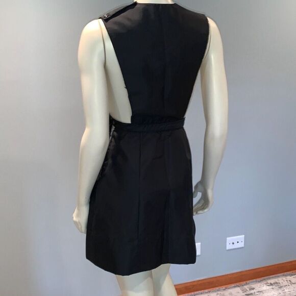 1950S VINTAGE ANGELICA NYLON PINAFORE UNIFORM DRESS SMALL - Picture 7 of 12